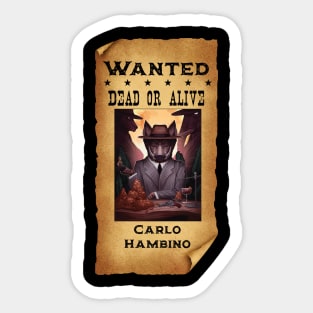 Carlo Hambino Boar Gangster Sticker